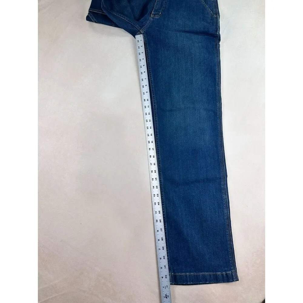 Carhartt Jeans Mens 32x34 Rugged Flex Relaxed Fit Utility Work Denim NWT BD2808